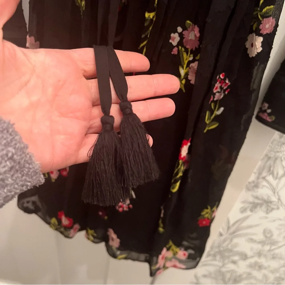 Kate Spade ♠️ Bloom Silk & Cotton Floral Dress